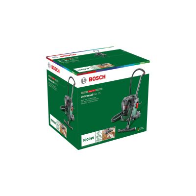 4. Bosch UniversalVac 15 Czarny, Zielony 15 l 1000 W