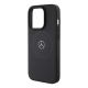 6. Etui Mercedes Benz Crossed Lines Pattern Leather MagSafe na iPhone 15 Pro - czarne