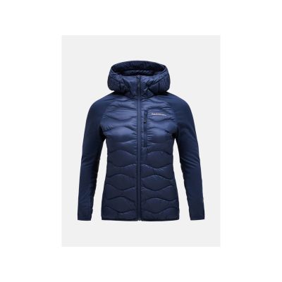 Kurtka Peak Performance W Helium Down Hybrid Hood granatowy