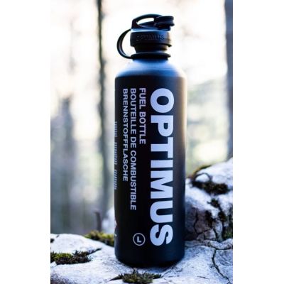 3. Optimus 8021022 akcesorium do pieca kempingowego 1 l 251 g Aluminium Czarny Butelka paliwa
