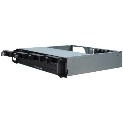 6. Inter-Tech IPC 2U-2404S Rack Czarny, Srebrny