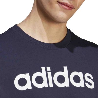 9. Koszulka adidas Essentials Single Jersey Linear Embroidered Logo Tee M IC9275