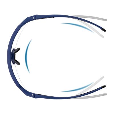 4. Okulary rowerowe Rockbros 10174 UV400 - niebieskie