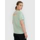 6. T-shirt oversize z nadrukiem damski 4F 4FWSS25TTSHF2238-47S