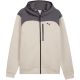 2. Bluza męska Puma Tech Material Mix Full-Zip Hoodie beżowa 694490 82