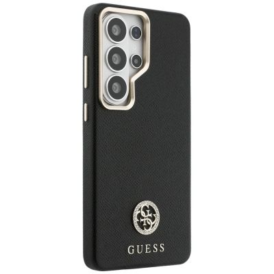 4. Etui Guess Rhinestone Round Logo MagSafe na Samsung Galaxy S26 Ultra - czarne