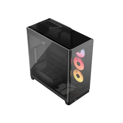 3. Corsair 4500X LX-R RGB Tempered Glass Mid-Tower, Black Midi Tower Czarny
