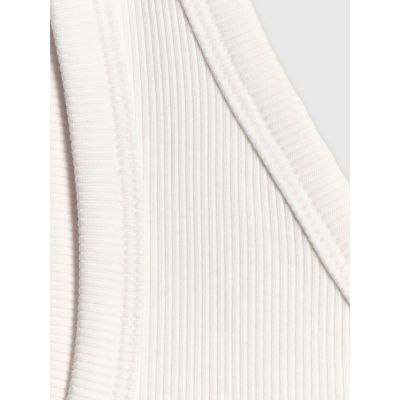 6. Top slim z prążkowanej dzianiny damsk 4F 4FRSS26TSLEF337-10S