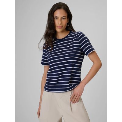 T-shirt relaxed z nadrukiem damski 4F 4FRSS26TTSHF4023-31S