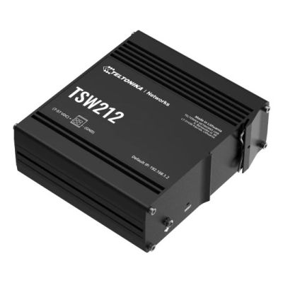 3. Teltonika TSW212 Zarządzany L2 Gigabit Ethernet (10/100/1000) Czarny