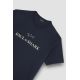 4. Paul&Shark T-shirt bawełniany męski granatowo-złoty 99311007-50E - klasyczny krój, logo