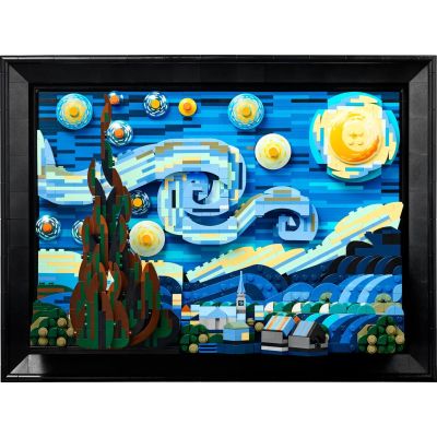 4. LEGO Ideas 21333 „Gwiaździsta noc” Vincenta van Gogha