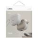 5. Etui UNIQ Clyde Lock Case do AirPods 4 - beżowe
