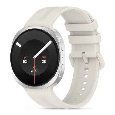 Pasek Tech-Protect Silicone Evo na Samsung Galaxy Watch 40 / 44 / 46  mm - beżowy