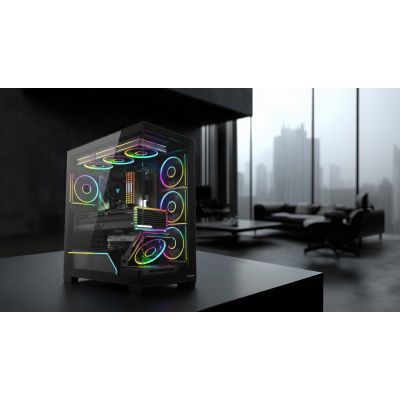 2. MODECOM OBUDOWA VOLCANO STELLAR PLUS MIDI CZARNA