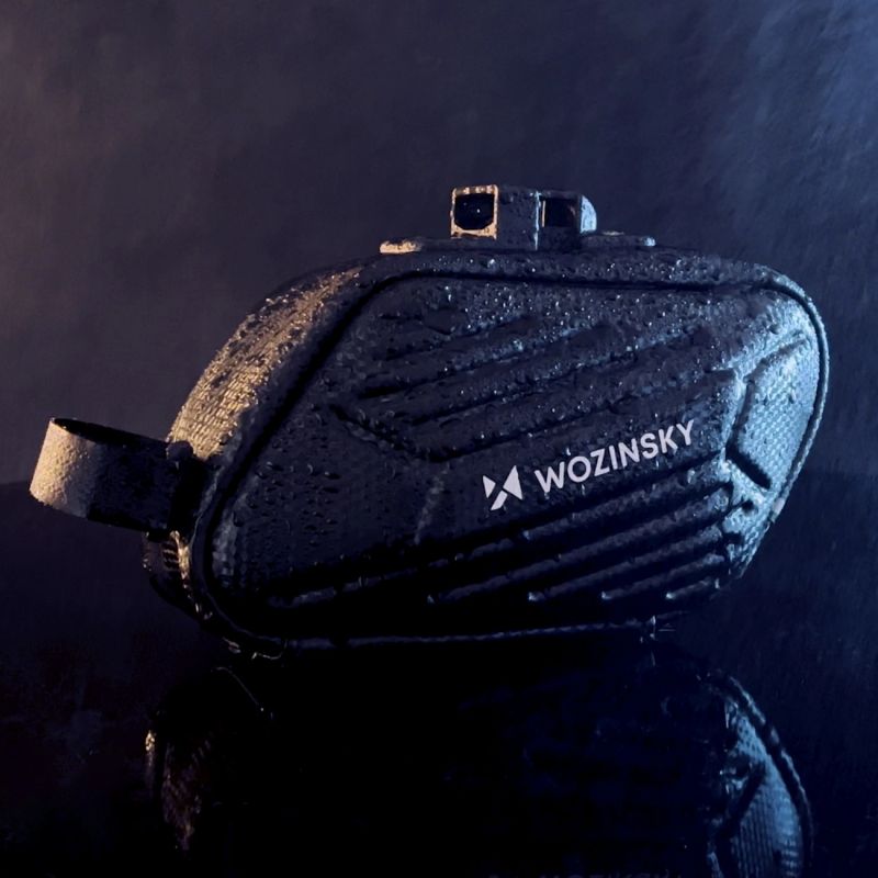 12. Wozinsky torba rowerowa pod siodełko wodoodporna 1,5 l czarna (WBB27BK)