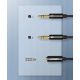 6. Ugreen kabel rozdzielacz AUX 3,5 mm mini jack (żeński) - 2x 3,5 mm mini jack (męski - mikrofon i słuchawki) czarny (AV140 20899)