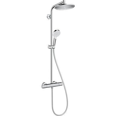2. Hansgrohe Crometta S system prysznicowy 2 głowic(e) Ściana Chrom