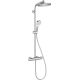 2. Hansgrohe Crometta S system prysznicowy 2 głowic(e) Ściana Chrom