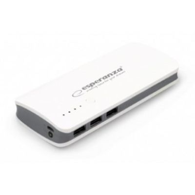 PowerBank Esperanza Radium EMP106WE (8000mAh; microUSB, USB 2.0; kolor biały)