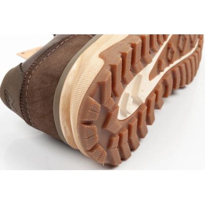 6. Wrangler buty męskie sneakersy Wriv buty casualowe brązowe