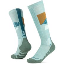 Skarpetki Buff MERINO HW OVER THE CALF SOCKS HWO1 SEA GREEN L