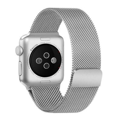 11. Magnetyczna opaska bransoleta Magnetic Strap pasek do Apple Watch 38 / 40 mm - czerwona