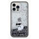 3. Etui Karl Lagerfeld Liquid Glitter Choupette na iPhone 13 Pro Max - przezroczyste