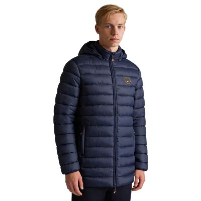 9. Kurtka męska Geographical Norway AMIGOBADGE LONG HOOD DB NAVY MEN 233 NAVY (WY8852H/GN-MARINE)