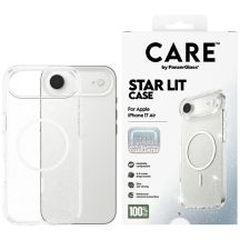 Etui CARE by PanzerGlass Flagship Urban Explorer w. White MagSafe na iPhone Air - przezroczysto-brokatowe