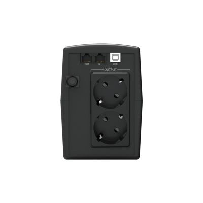 4. Conceptronic ZEUS02ES Zasilacz awaryjny UPS 850 VA 2 wyjścia AC Line-Interactive
