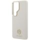 6. Etui Guess Rhinestone Round Logo MagSafe na Samsung Galaxy S26 Ultra - beżowe