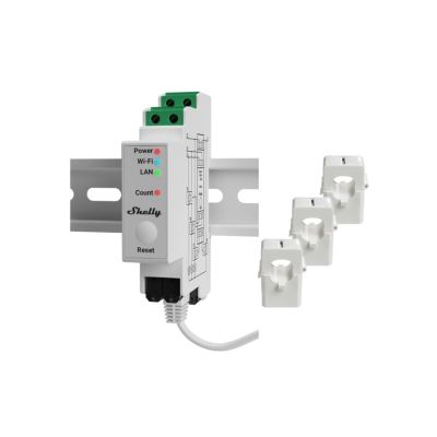 6. Shelly 3EM 3-fazowy miernik zużycia energii elektrycznej WIFI