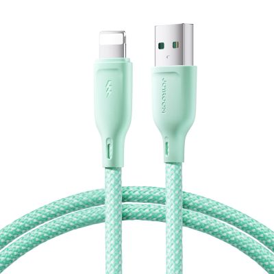 Kabel Joyroom Multi-Color Series S-A34 USB-A / Lightning 3A 1m - zielony