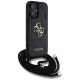3. Etui Guess 4G Big Logo Cord Stap Crossbody do iPhone 16 Plus czarny