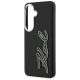 6. Etui Karl Lagerfeld Grained Signature Metal Resin Logo na Samsung Galaxy S26 - czarne