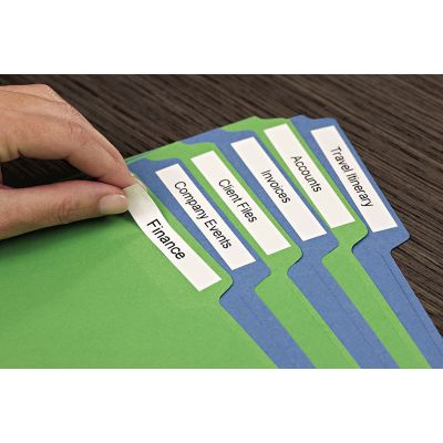 9. Taśma Dymo D1- 12mm x 7m czarny/biały