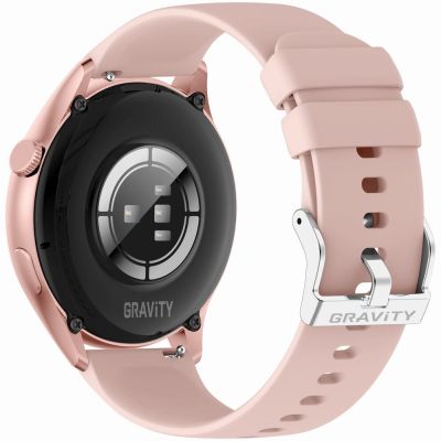 10. Smartwatch Gravity Różowe Złoto Pasek + Bransoleta GT11-5