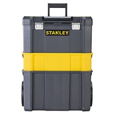 7. Stanley Essential Twarda kaseta na narzędzie Plastik Szary, Żółty