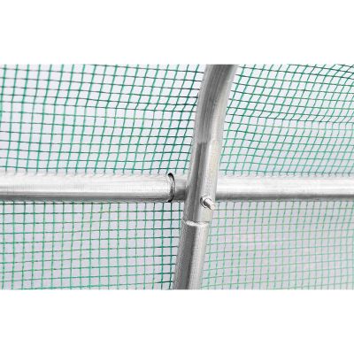 2. SZKLARNIA TUNEL OGRODOWY 300x600x200CM PE KONSTRUKCJA STAL ZIELONY