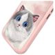 7. Etui Nimmy Big Eyed Pet 2.0 Cat na iPhone 16 - różowe