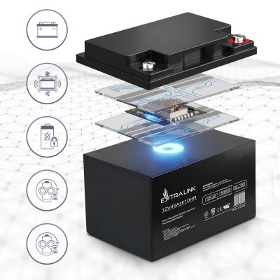 8. EXTRALINK AKUMULATOR BATTERY ACCUMULATOR AGM 12V 45