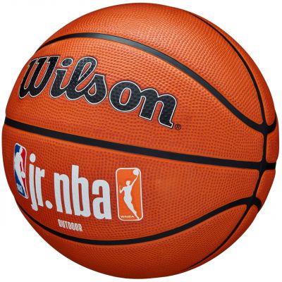 3. Piłka do koszykówki Wilson Jr NBA Logo Auth Outdoor WZ3011801XB6