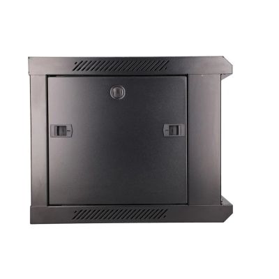 7. Szafa rack Extralink 6U 600x450 Czarna montowana na ścianie