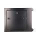 7. Szafa rack Extralink 6U 600x450 Czarna montowana na ścianie