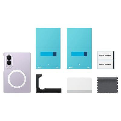 5. EF-CF971CTE Samsung Clear Magnet Cover for Galaxy Z Fold 8 Transparent