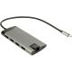 Inter-Tech GDC-802 Przewodowa USB 3.2 Gen 1 (3.1 Gen 1) Type-C Szary