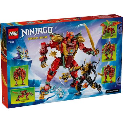 2. LEGO Ninjago 71868 - Transformujący smoczy mech Wyldfyre
