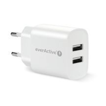 EVERACTIVE ŁADOWARKA SIECIOWA 2XUSB 2,4A BIAŁA SC-220