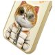 8. Etui Nimmy Cool&Cute 2.0 Cat na iPhone 15 Pro - zielone